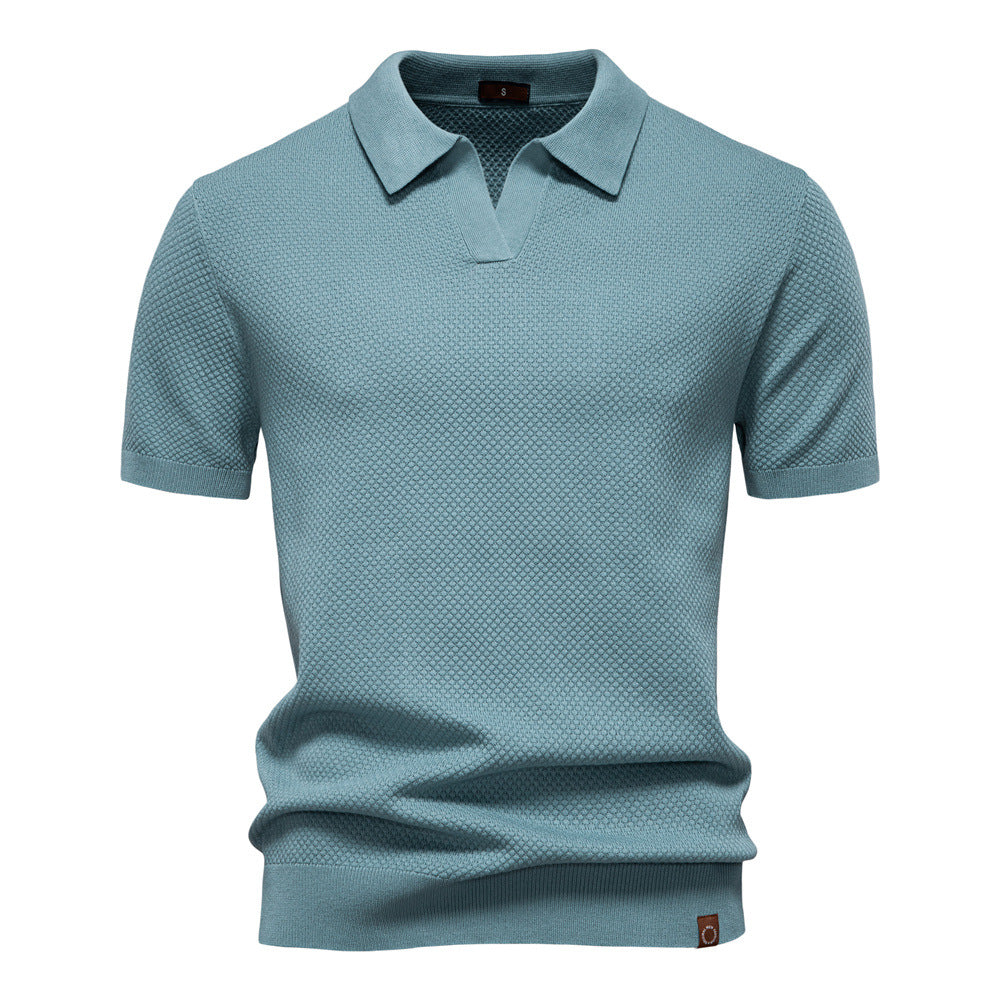 Stylish Textured Polo Shirt