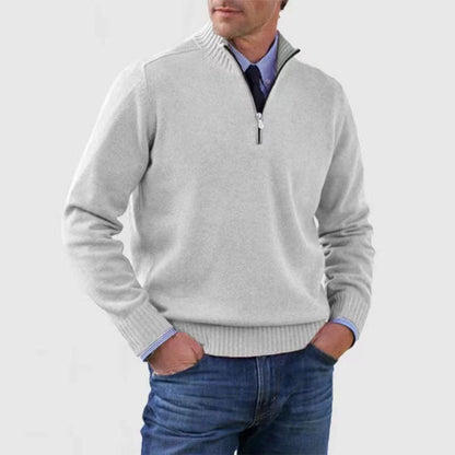 Classic Warm Zip Sweater