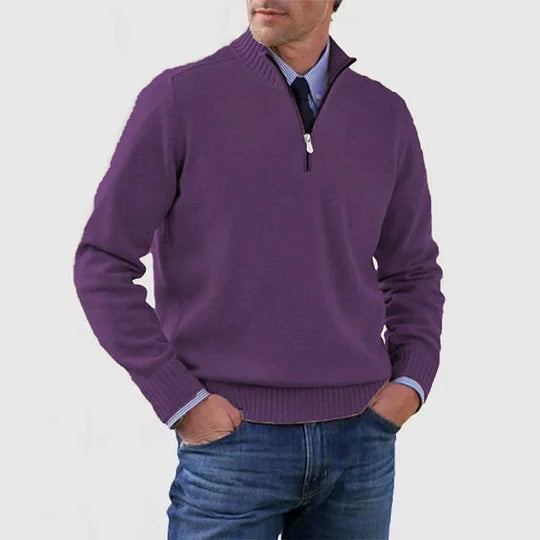 Classic Warm Zip Sweater