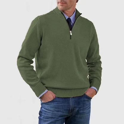 Classic Warm Zip Sweater