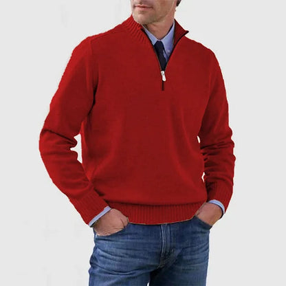 Classic Warm Zip Sweater