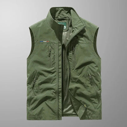Breathable Cargo Vest with Pockets
