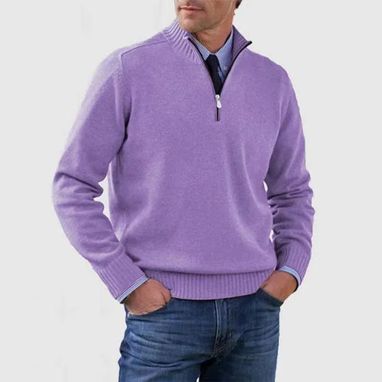 Classic Warm Zip Sweater