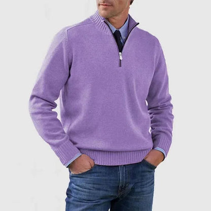 Classic Warm Zip Sweater
