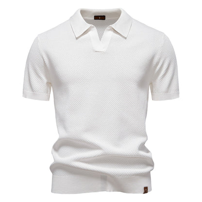Stylish Textured Polo Shirt