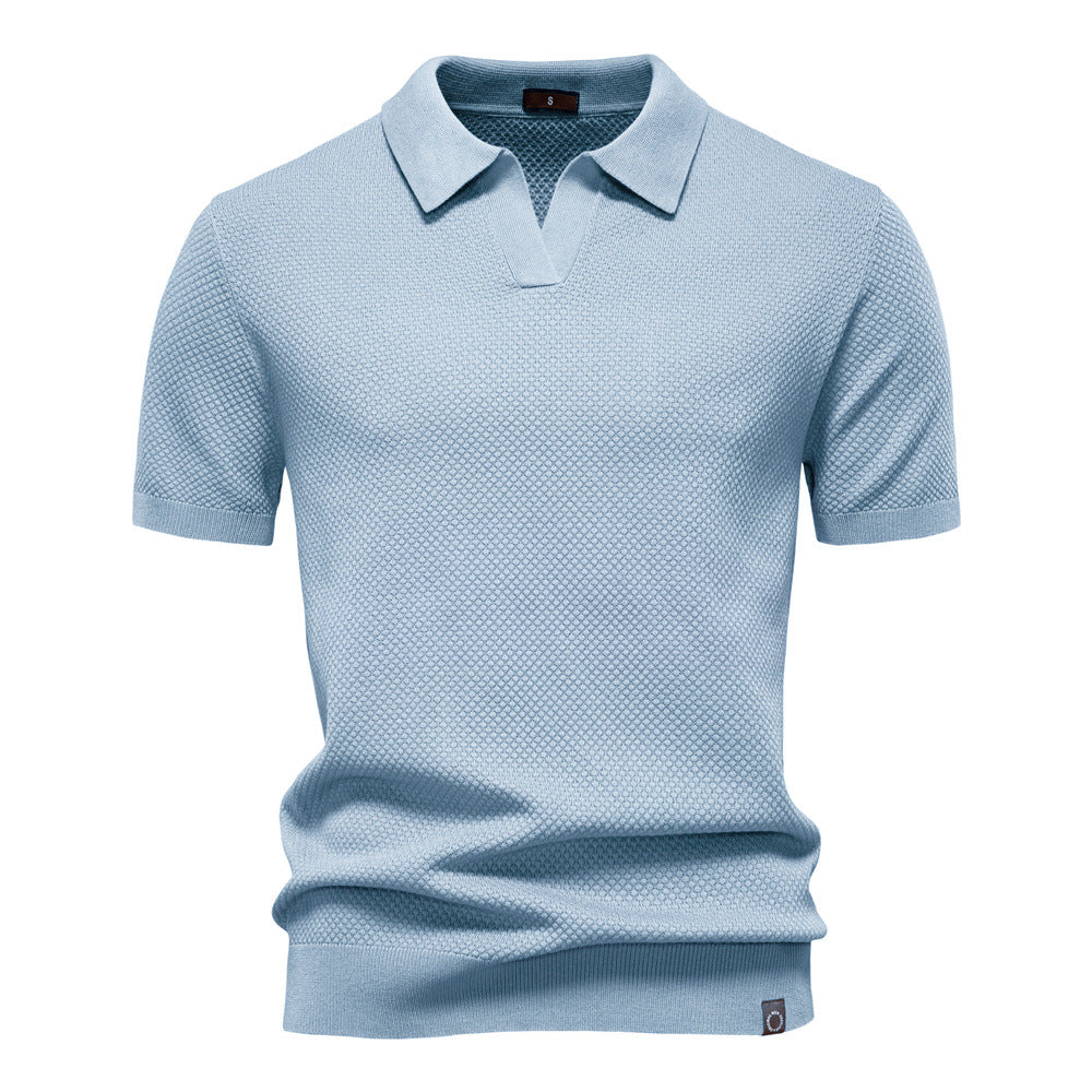 Stylish Textured Polo Shirt