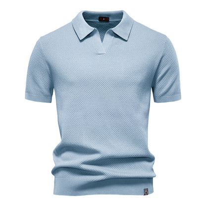 Stylish Textured Polo Shirt
