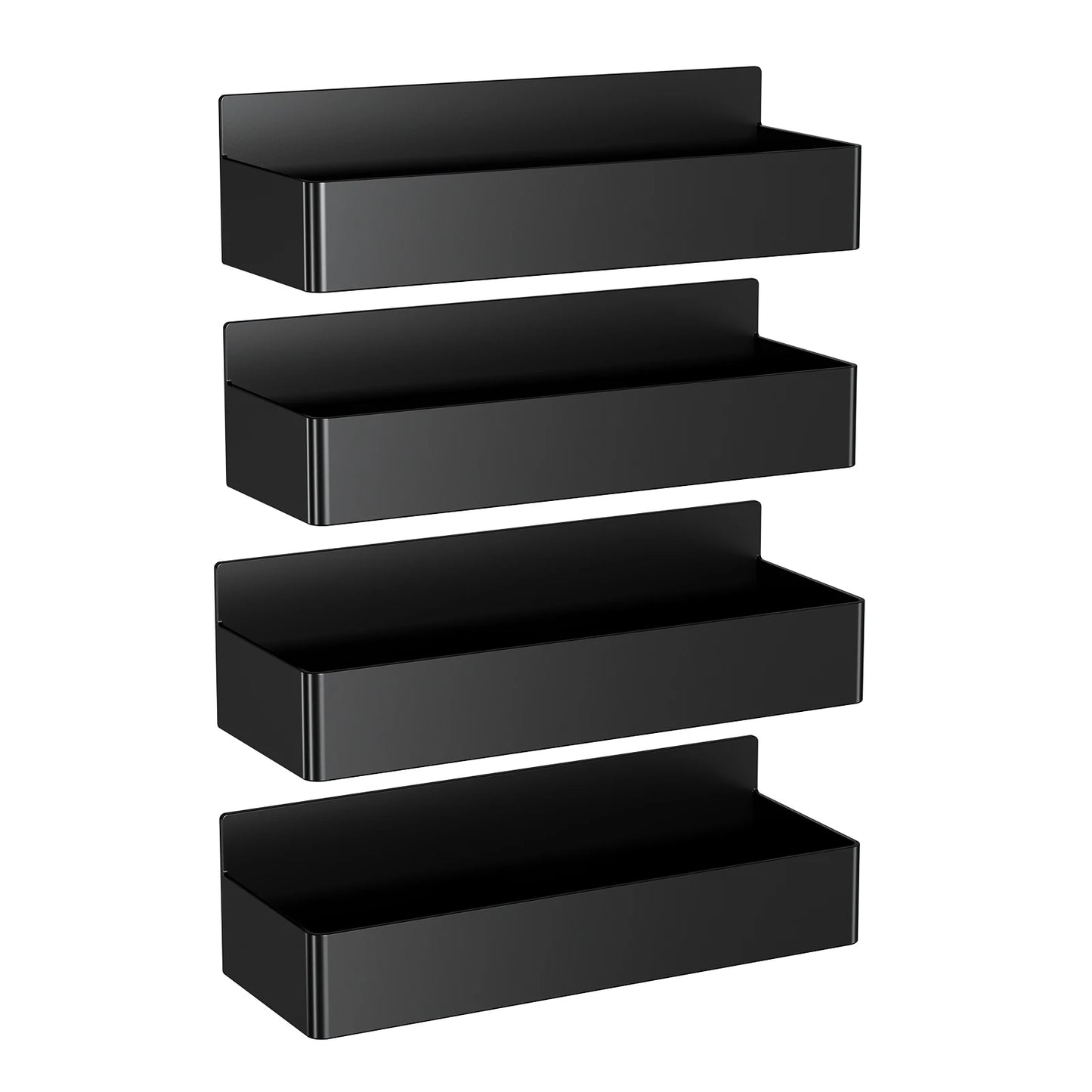 Magnetic Fridge Storage Shelves - 4 PCS