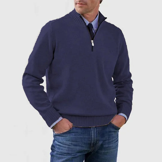 Classic Warm Zip Sweater