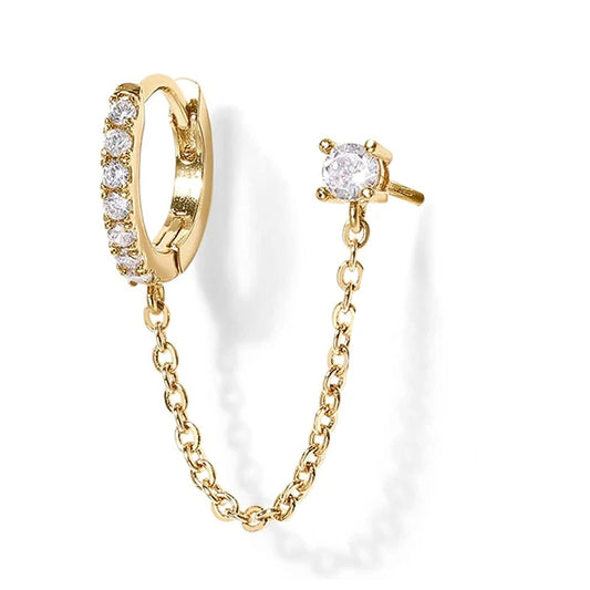 Double Chain Earrings Set